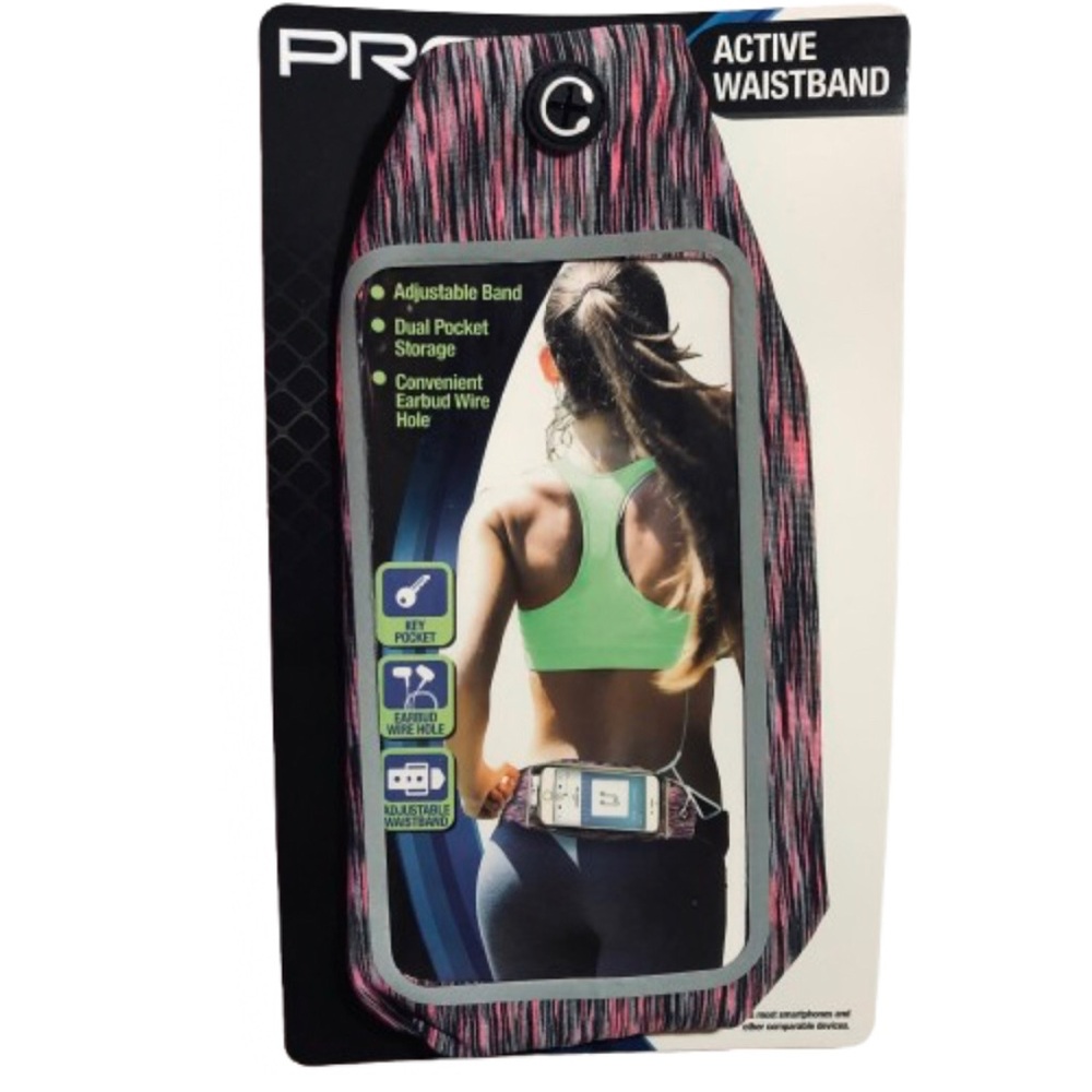 🔥$8🔥PRO STRENGTH Active Waistband Black Pink Women's